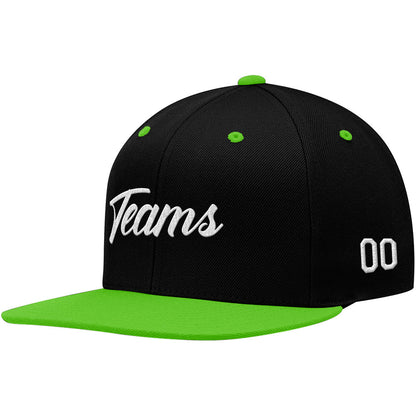 custom authentic hat black-green