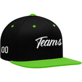 custom authentic hat black-green