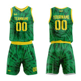 Custom Tie-Dye Basketball Suit for Adults and Kids  Personalized Jersey