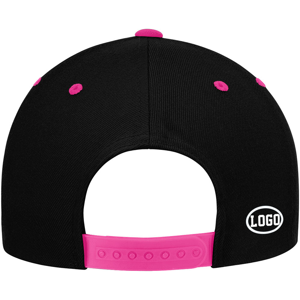 custom authentic hat black-pink