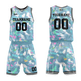 custom camouflage basketball suit for adults and kids  personalized jersey green