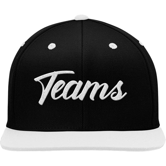 custom authentic hat black-white