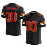 customized  authentic football jersey black-red-yellow