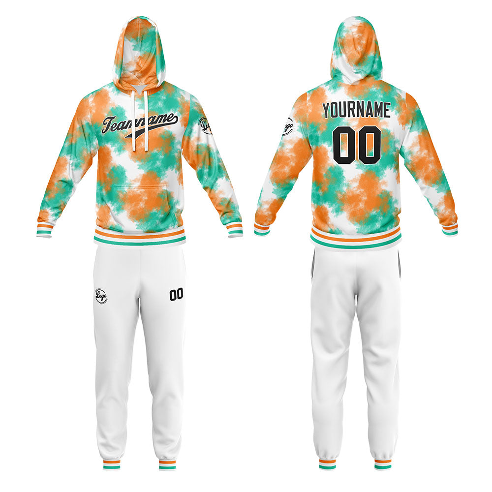 Custom Sweatshirt Hoodie For Men Women Girl Boy Print Your Logo Name Number Tie-Dyed