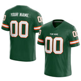 customized  authentic football jersey green-white-orange