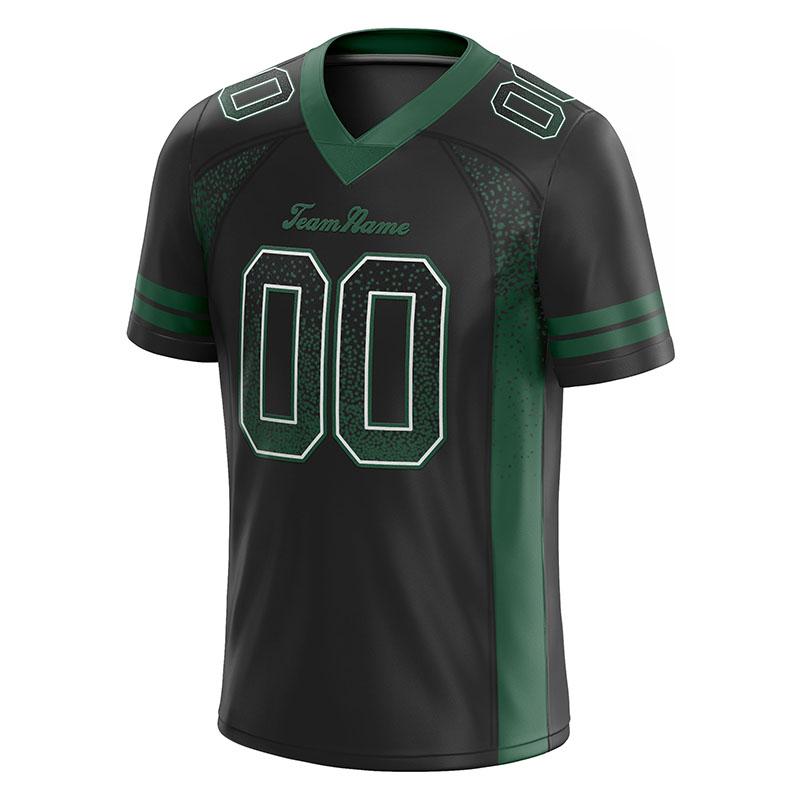 custom authentic drift fashion football jersey gray-green mesh