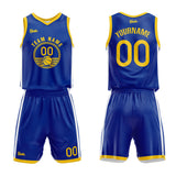 custom basketball suit kids adults personalized jersey blue