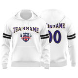 Custom Sweatshirt Hoodie For Men Women Girl Boy Print Your Logo Name Number White&Black&Purple&Gold