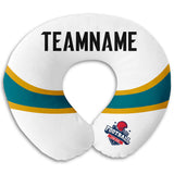 Custom U-Shaped Travel Neck Pillow (Includes Pillow Insert), Add Your Name and Logo