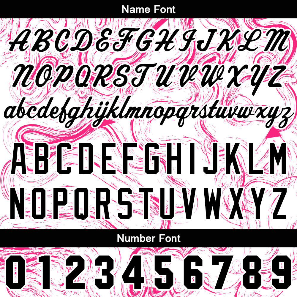 Custom Full Print Design Baseball Jersey white-pink