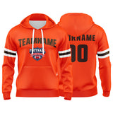 Custom Sweatshirt Hoodie For Men Women Girl Boy Print Your Logo Name Number Orange&Brown&White
