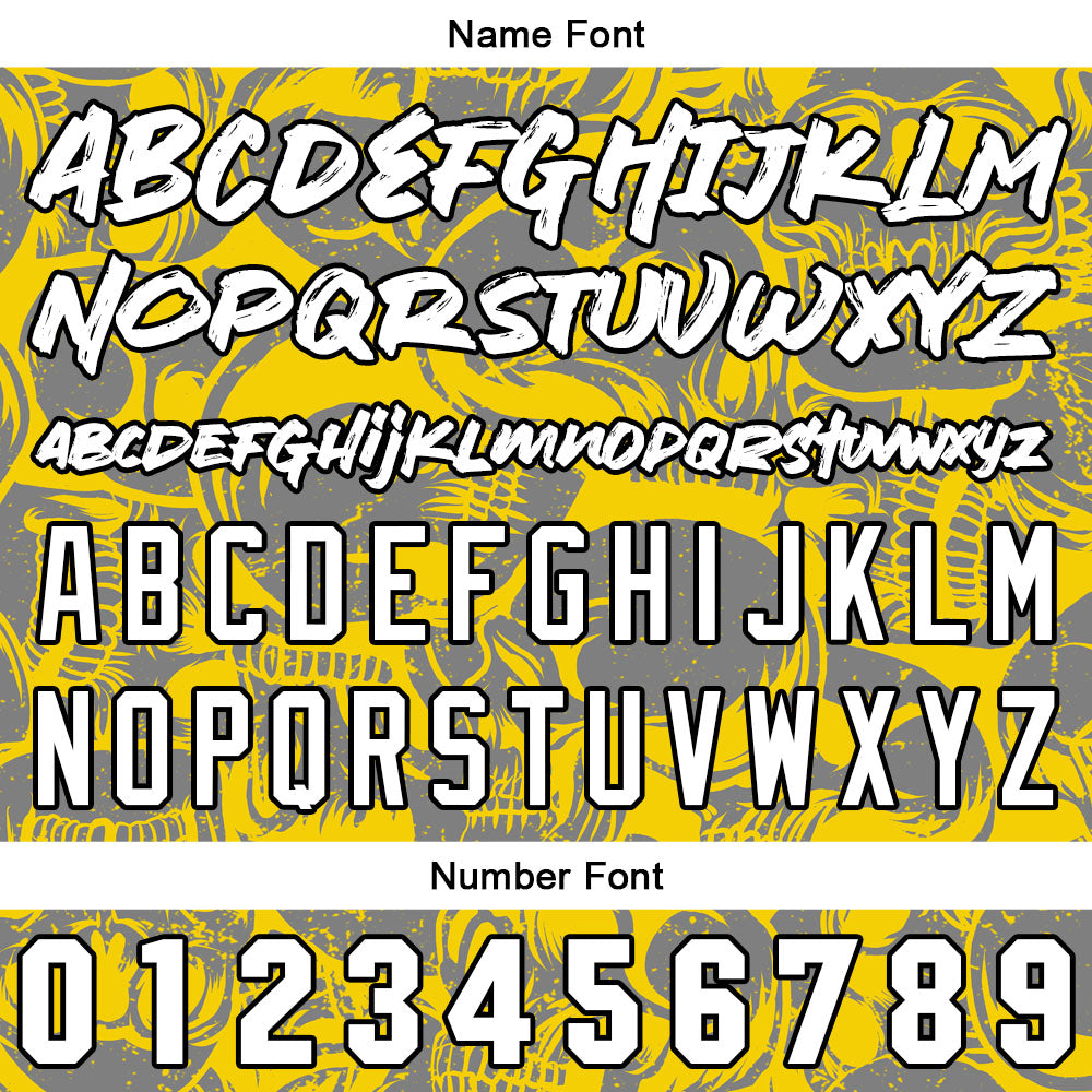 Custom Baseball Jersey Personalized Baseball Shirt for Men Women Kids Youth Teams Stitched and Print Yellow&Grey