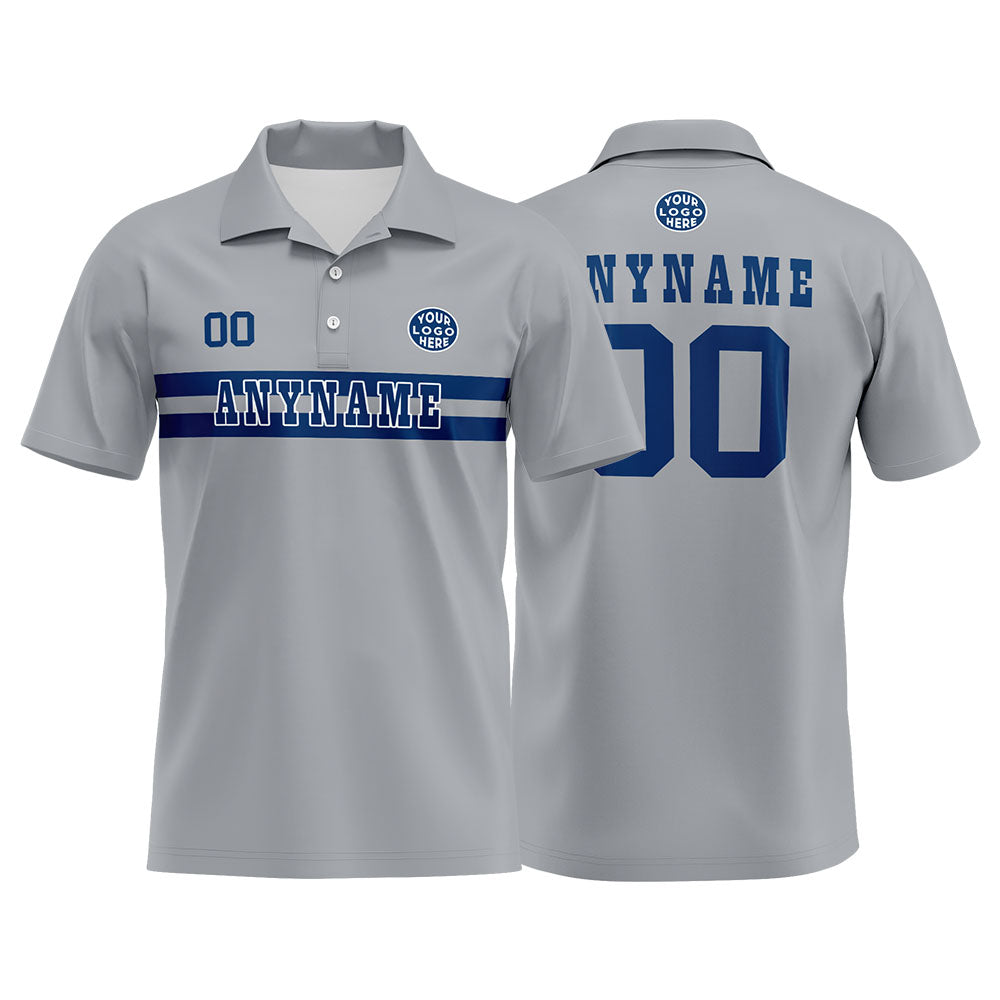 Custom Football Polo Shirts  for Men, Women, and Kids Add Your Unique Logo&Text&Number Indianapolis