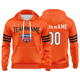 Custom Sweatshirt Hoodie For Men Women Girl Boy Print Your Logo Name Number Orange&Black&White