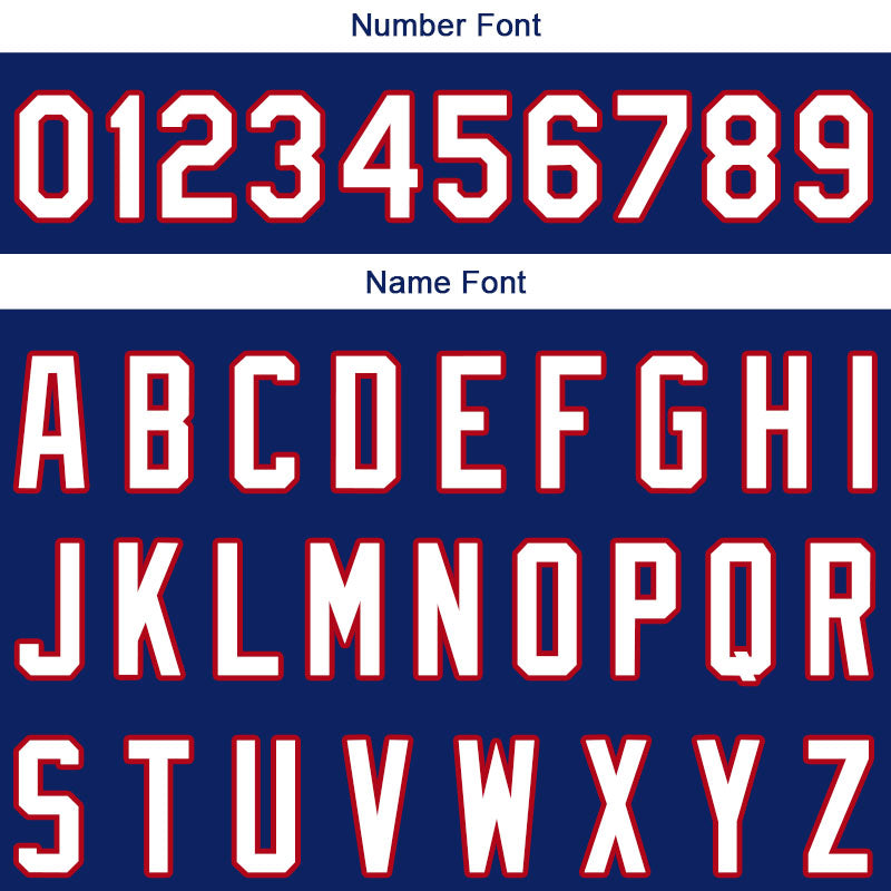 Custom Long Sleeve Windbreaker Jackets Uniform Printed Your Logo Name Number Royal-White-Red