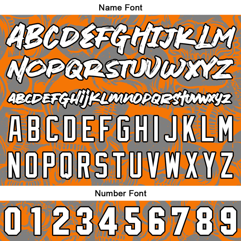 Custom Baseball Jersey Personalized Baseball Shirt for Men Women Kids Youth Teams Stitched and Print Orange&Grey