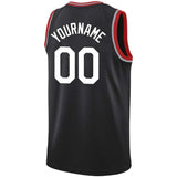 custom authentic  basketball jersey red white-navy