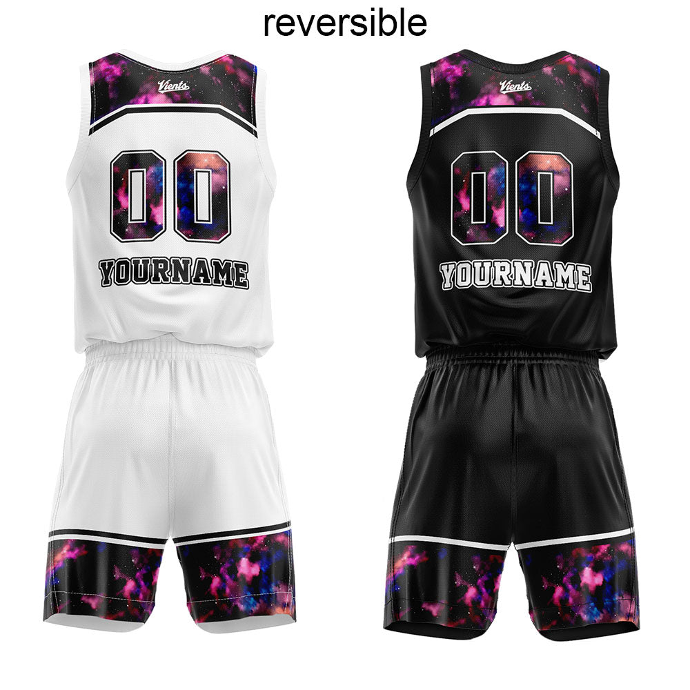 custom reversible basketball suit for adults and kids  personalized jersey