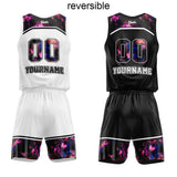 custom reversible basketball suit for adults and kids  personalized jersey