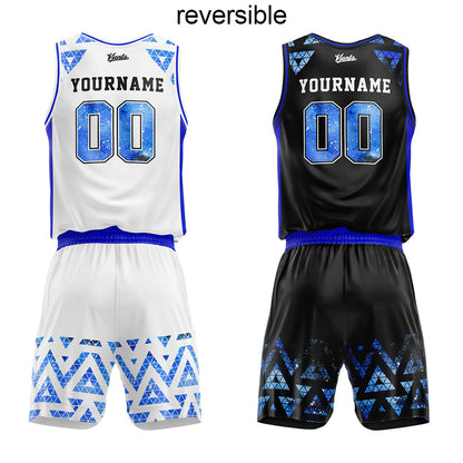 custom reversible basketball suit for adults and kids  personalized jersey