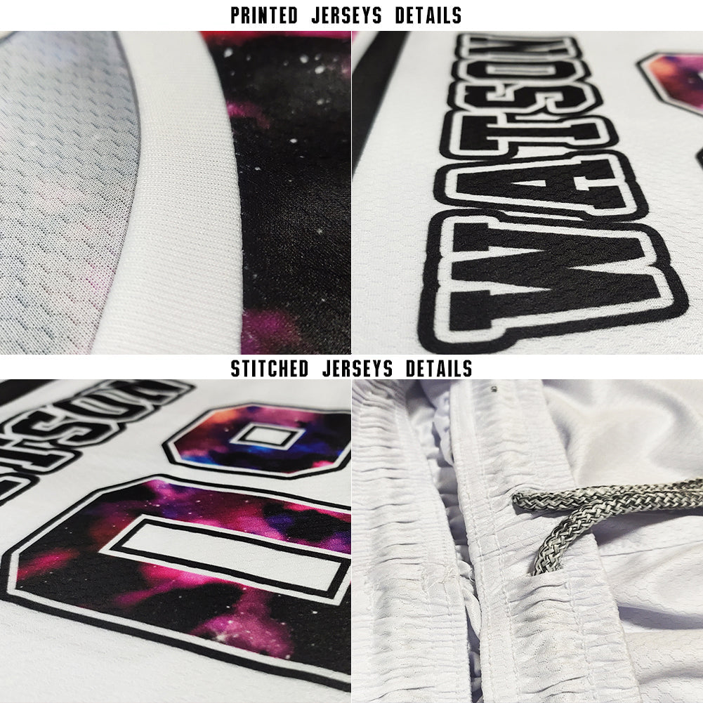 custom nebula basketball suit kids adults personalized jersey