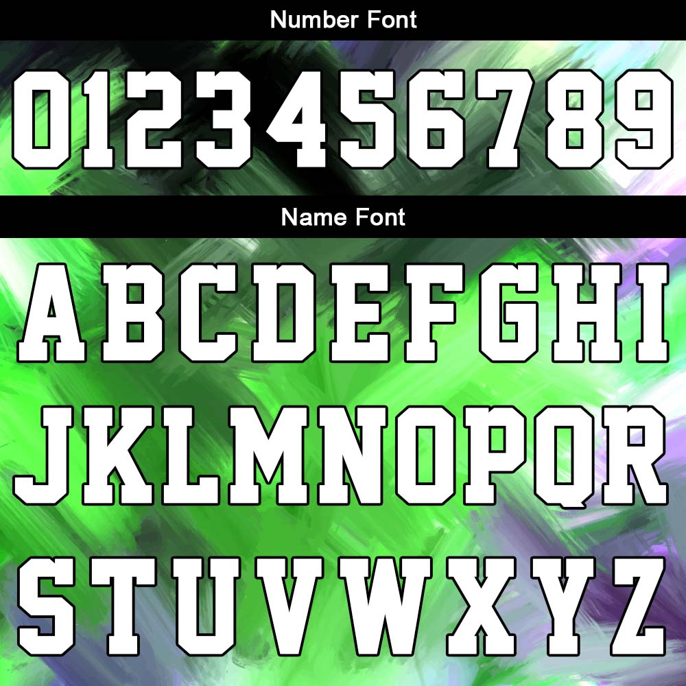 Custom Basketball Jersey Uniform Suit Printed Your Logo Name Number Green&Purple