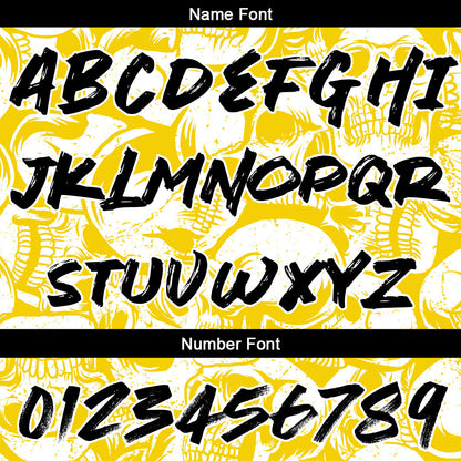 Custom Football Polo Shirts  Add Your Unique Logo/Name/Number Yellow&White