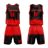 Custom Mottled Basketball Suit Kids Adults Personalized Jersey