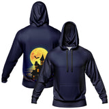 Custom Sweatshirt Hoodie Add Text and Design Personalized Halloween Hooded Sweatshirt