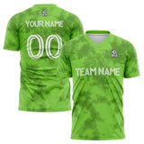 custom soccer uniform jersey kids adults personalized set jersey shirt green