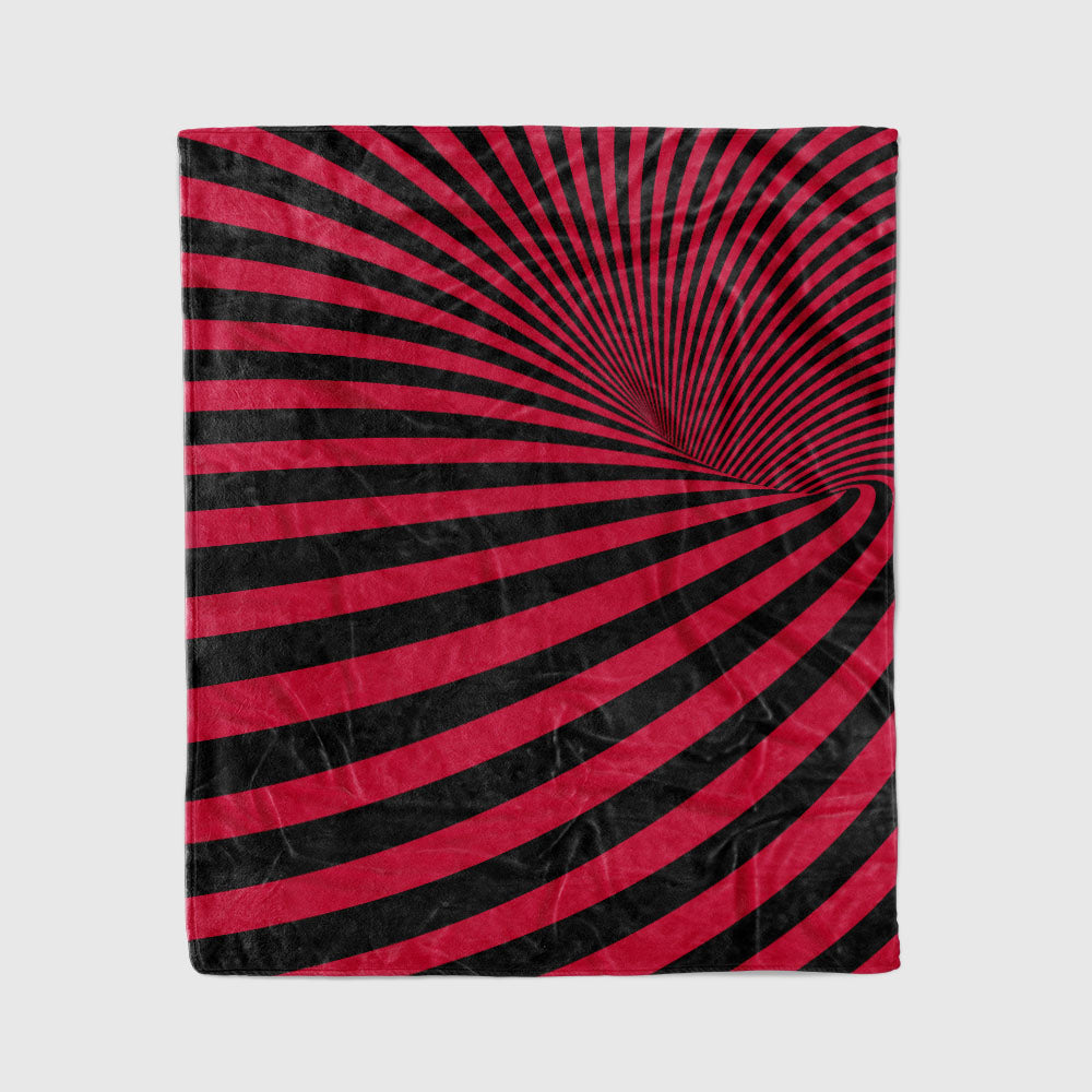 custom ultra-soft micro fleece blanket red-black