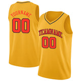 custom authentic  basketball jersey white-yellow-royal-red