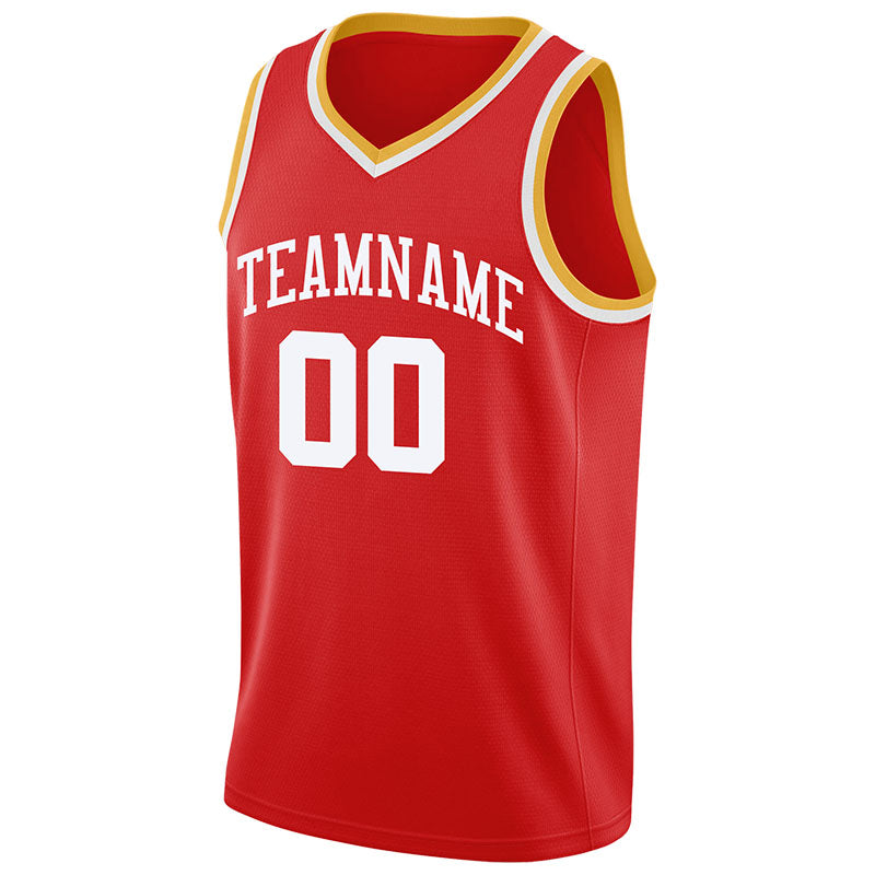 custom authentic  basketball jersey navy-white-red