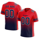 custom authentic gradient fashion football jersey red-navy
