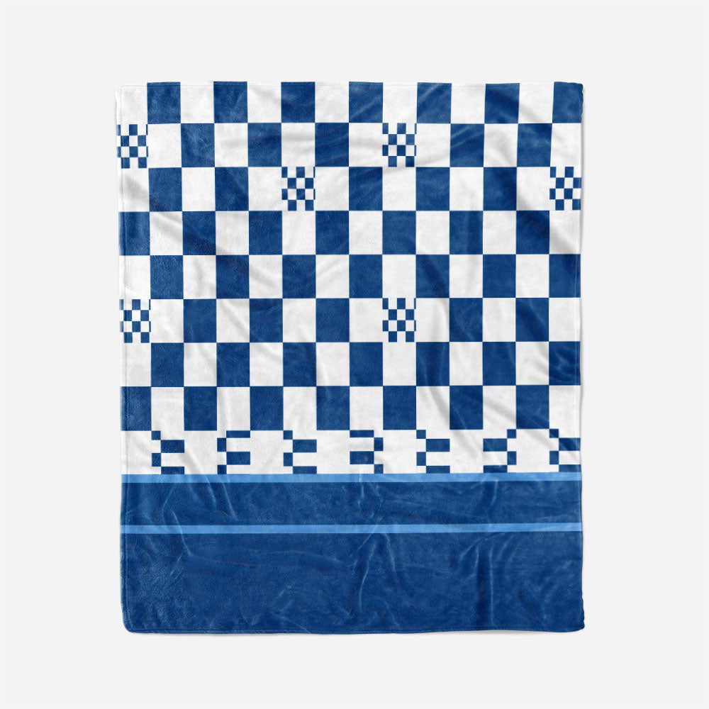 custom ultra-soft micro fleece blanket royal-white