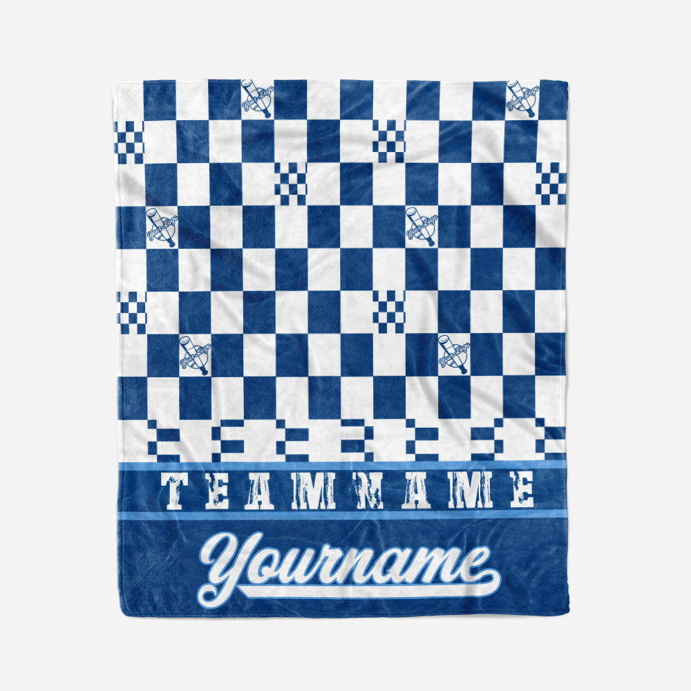custom ultra-soft micro fleece blanket royal-white