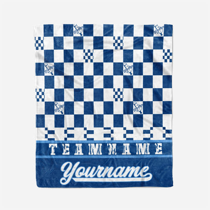 custom ultra-soft micro fleece blanket royal-white