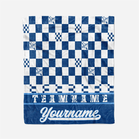 custom ultra-soft micro fleece blanket royal-white