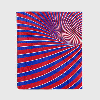 custom ultra-soft micro fleece blanket royal-red