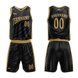custom animal pattern basketball suit kids adults personalized jersey black