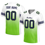 custom authentic drift fashion football jersey neon green-navy