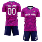 custom soccer set jersey kids adults personalized soccer pink