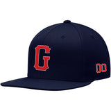 custom authentic hat navy-red-white