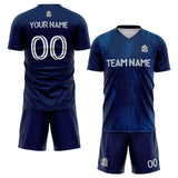 custom soccer uniform jersey kids adults personalized set jersey shirt navy