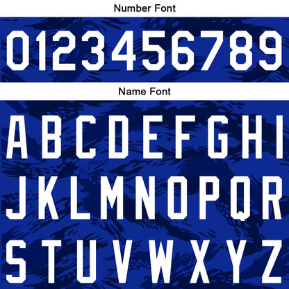 Custom Full Print Design Baseball Jersey royal