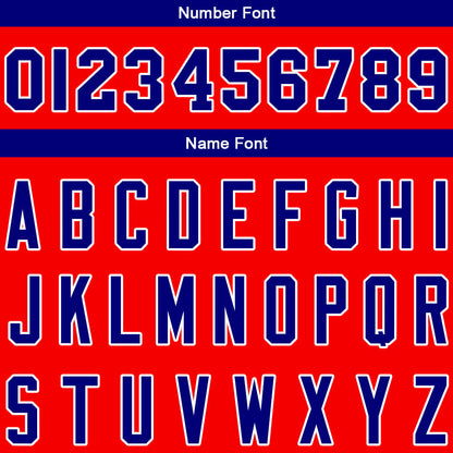 Custom Sweatshirt Hoodie For Men Women Girl Boy Print Your Logo Name Number Red-Royal