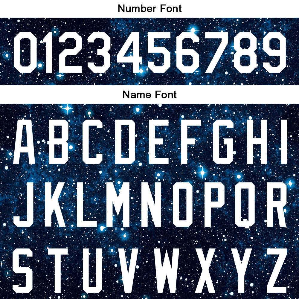 Custom Full Print Design Baseball Jersey starry sky
