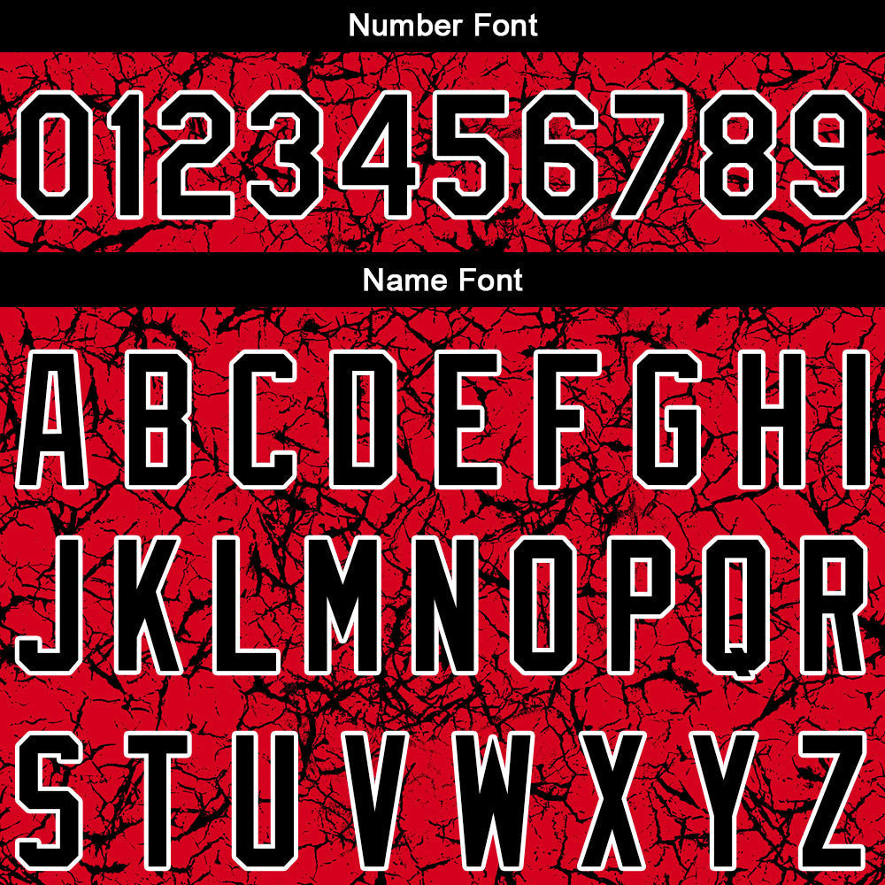 Custom Full Print Design Baseball Jersey Red
