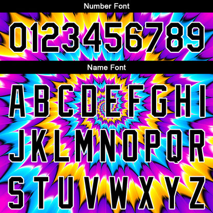 Custom Full Print Design Baseball Jersey Dazzle