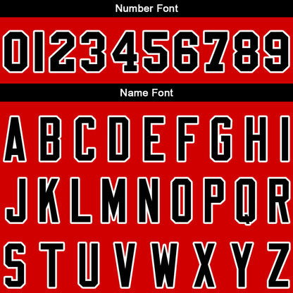 Custom Sweatshirt Hoodie For Men Women Girl Boy Print Your Logo Name Number Red-White